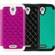 thumbnail image 4 of ALCATEL ONE TOUCH POP ASTRO HYBRID STUDDED DIAMOND CASE BLACK LUXMO No, 4 of 12