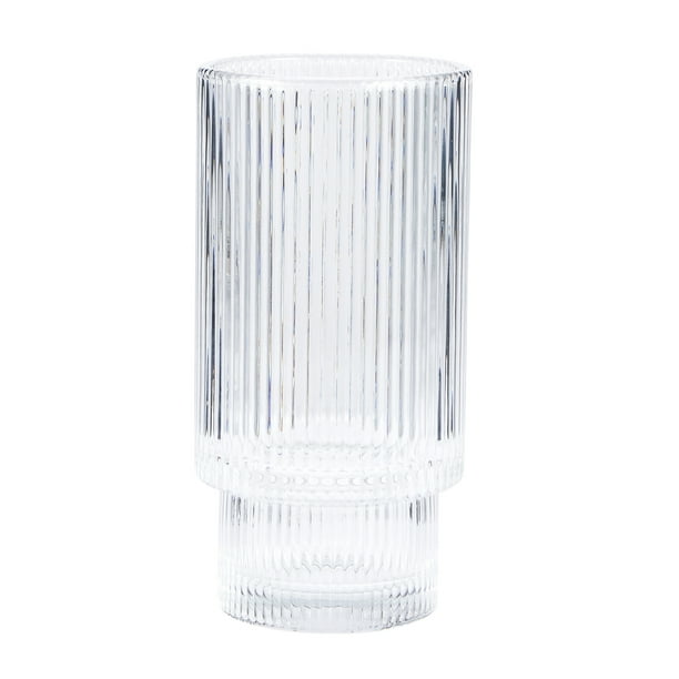 Mialoley Transparent Glass Cup Modern Coffee Mug Glass Water Cup