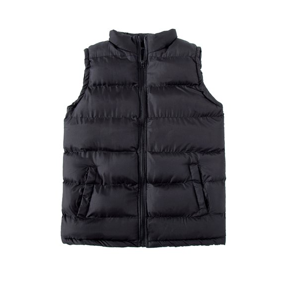 HANMUN Men's Puffer Vest Stand Collar Quilted Sleeveless Jacket Outerwear for Casual Work Travel Outdoor