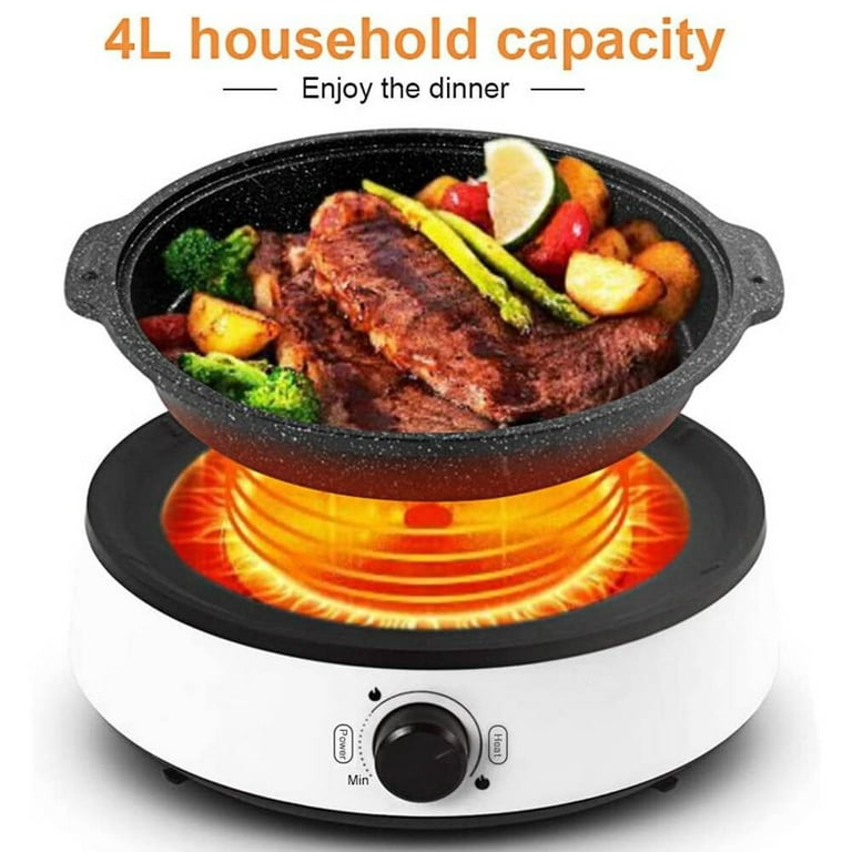 Separate electric hot pot 6L Household Heating Pot Induction