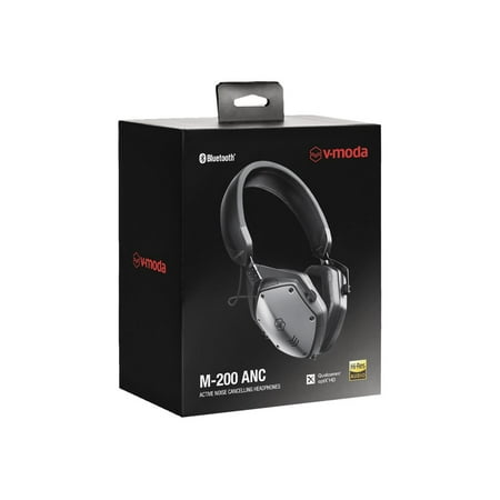 V-MODA - M-200 ANC Wireless Noise Cancelling Over-the-Ear Headphones - Black