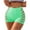 Green, variant on QQAMB Cut Out Side Boyshort Panties for Women Mid Rise Stretch Criss Cross Seamless Underwear