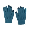 thumbnail image 5 of AWZXDE Mens Gloves Solid Color Winter Thickened Knitted Outdoor Warm Screen Snowman Embroidered, 5 of 5