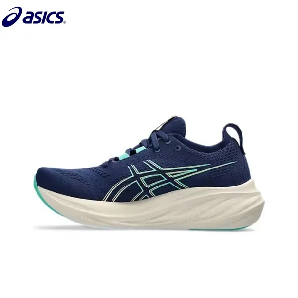 Asics Nimbus 26 Zapatillas Running Mujer Tenis Originales Amortiguación Nimbus 26 Mujer Zapatillas Deportivas Transpirables Rosa