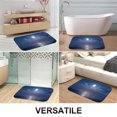 thumbnail image 5 of 1pc Moonlit Sea Absorbent Non-Slip Bathroom Thickened Flannel Rug Decor,Soft,Quick Drying,Suitable For Indoor/outdoor Use,Bathrooms,Bedrooms,Kitchens,Terrace,Laundry Rooms,16"x24", 5 of 9