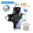 thumbnail image 2 of USB Tester Digital Voltmeter 32V Voltage 6.5A Current Energy Wattmeter Meter Ammeter Indicator Power Bank Charger Detector Tools ,Improved Measurement Accuracy, 2 of 5