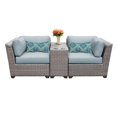 thumbnail image 1 of Florence 3 Piece Outdoor Wicker Patio Furniture Set 03b, 1 of 2