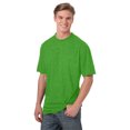 thumbnail image 1 of BlueGeneration Men's Heathered Wicking Tee - Heather Kelly Large Solid, 1 of 1