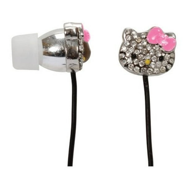 Bling Hello Kitty Earbuds with Mic