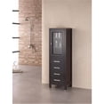 thumbnail image 1 of Design Element Group CAB004 London 60 in. Linen Cabinet, Espresso, 1 of 1
