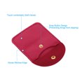 thumbnail image 3 of REGALWOVEN Jewelry Pouches with Snap Button, Velvet Jewelry Portable Storage Red, 3 of 6