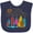 Navy Blue, variant on Inktastic New York City Boys or Girls Baby Bib