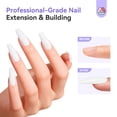 thumbnail image 2 of SAVILAND LED & U V Builder Nail Gel - 3.53 oz White Nail Extension for Professional Salon Gel Builder for Nails Hard Gel for DIY Nail Art Supplies Manicure Set, 2 of 7