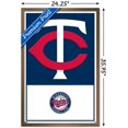 thumbnail image 3 of MLB Minnesota Twins - Logo 22 Wall Poster, 22.375" x 34" Framed, 3 of 5