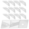 thumbnail image 3 of Minkissy 20pcs Support Brackets Steel White Square Shape Corner Brace Installation, 3 of 8