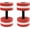 Red, variant on Water Dumbbells, EVA Foam, Lightweight Water Weights, 2 Pack for Exercise and Fitness, Swimming Training, Indoor Pool Use