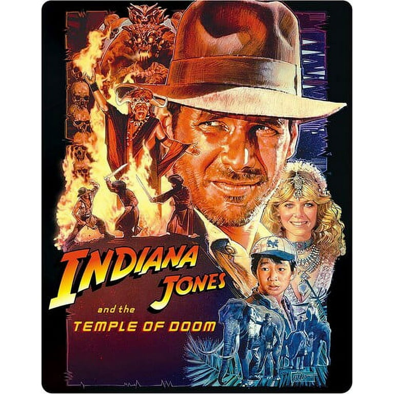 Indiana Jones and The Temple of Doom (Steelbook Zavvi avec VF)