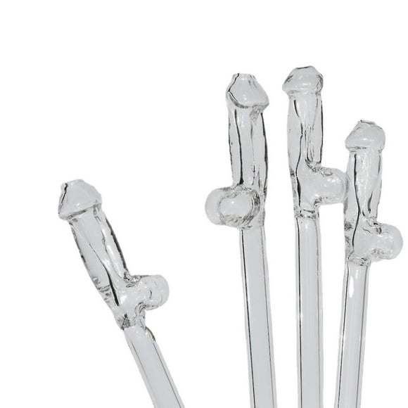 Reusable Glass Drinking Straw Creative Design Oil Lamp Of Glass Straws Drink Straws High Borosilicate Straws