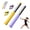 Purple+Yellow, variant on Adjustable Intensity Badminton Swing Trainer with PP Handle, 11.8" Swing Trainer