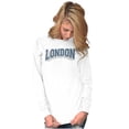 thumbnail image 4 of Athletic Varsity London England Plus Size Long Sleeve Graphic Tee Shirt Brisco Brands 3X, 4 of 5