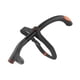 thumbnail image 3 of Tubo de respiración de silicona para buceo, snorkel, suministros para snorkel húmedo Naranja, 3 of 9