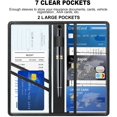 thumbnail image 3 of Car Registration and Insurance Holder, Vehicle Glovebox Organizer Wallet with Pen Strap for Insurance Documents,, 3 of 5