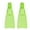 Green L code, variant on ZPAQI Professional Scubas Diving Flexible Fin Women Man Kids Swimming Surfings Fin