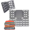 thumbnail image 3 of Tabla para doblar camisas plegable, tabla para doblar ropa sin esfuerzo para ahorrar espacio en el armario, carpetas de lavandería portátiles de lino gris para varios tipos de prendas (bisagras, 3 of 4