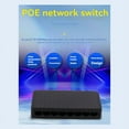 thumbnail image 3 of PoE Switch 8 Port Ethernet Network Switch 6+2 PoE Injector Adapter for CCTV IP Cameras, High-Speed Data Transfer, 3 of 10