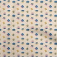 thumbnail image 1 of oneOone Polyester Spandex Light Beige Fabric Utensils Tea Cups Sewing Craft Projects Fabric Prints By Yard 56 Inch Wide, 1 of 4