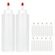 thumbnail image 4 of 12PC Squeeze Squirt Condiment Botellas para Salsas - 16 Onzas - Contenedores Perfectos para Salsa de Tomate, Barbacoa, Salsas, Jarabe, 4 of 5