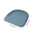 thumbnail image 4 of FEOLGEHLY U Shaped Seat Cushions for Outdoor Chairs, Office Chair Cushion, Patio Chair Cushions, Chair Cushions For Dining Chairs, Chair Cushions For Outdoor Furniture, 16.54x15.75 in (Light Blue), 4 of 7