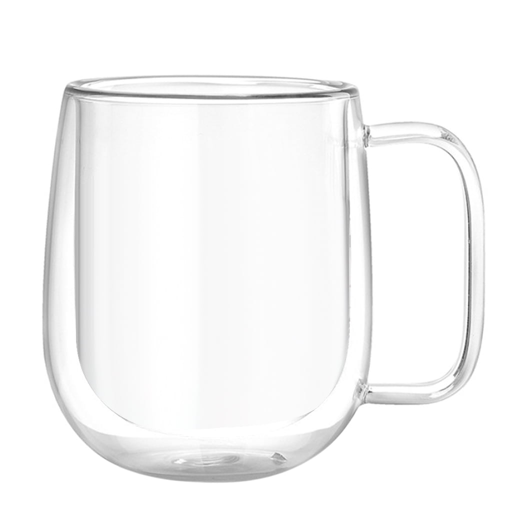 Iced Details about   Large Double Wall Glasses with Handle Heat Insulated Glass Cups for Coffee 