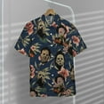 thumbnail image 5 of Horror Movies Halloween Hawaiian Shirt Aloha Cuban Shirt, 5 of 6