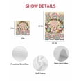 thumbnail image 7 of Easter Gnomes Kitchen Dish Towels for Drying Dishes Set of 3, Colorful Eggs Bunny Ears Flowers Leaves Branch Waffle Weave Microfiber Hand Tea Bathroom Towels Quick Dry & Absorbent Towel 12x12, 7 of 7