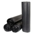 thumbnail image 2 of Inteplast Group High-Density Trash Bag, 40 x 48, 45gal, 16mic, Black, 25/Roll, 10 Rolls/Carton, 2 of 5
