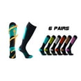 Extreme Fit Copper Compression Socks for Men & Women, 6 Pairs