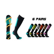 Extreme Fit Copper Compression Socks for Men & Women, 6 Pairs