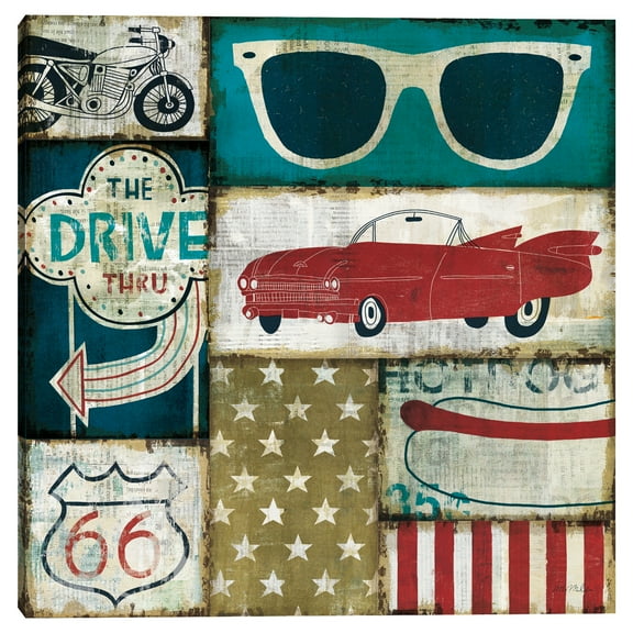 American Pop II by Michael Mullan Canvas Art Print