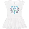 thumbnail image 3 of Inktastic My Yaya Loves Me with Hearts and Flowers Girls Toddler Dress, 3 of 5
