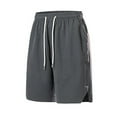 thumbnail image 5 of Men's Casual Shorts Loose Fit Comfortable Breathable Summer Fall Wear Easy Care Machine Wash Lightweight Durable Mens Shor Drawstring Elastic Waist Casual Beach Pants, 5 of 5