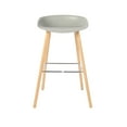 thumbnail image 3 of Bronte Living 26 inch Modern Polypropylene Counter Stool with Footrest for Kitchen, Restaurant - Series Connor - Set of 4, 3 of 7