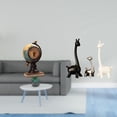 thumbnail image 2 of Figura de escritorio,Reloj de mesa con figura de globo terráqueo,decoración para oficina y hogar,Reloj de escritorio,figura decorativa,decoración para el hogar,Estatua de ciervo alce,Estatua, 2 of 8