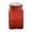 🍒 Red_Hot#2874, variant on Relief Colored Glass Sealed Storage Jar 1 Pc – High Borosilicate Transparent Food Grade Container, Airtight Lid, Assorted Colors, 12.5x11.5x20 cm For Dry Goods Snacks