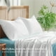 thumbnail image 3 of Fundas de almohada Bedsure tamaño king, rayón y bambú, color blanco (2), 3 of 8