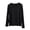 Black, variant on ZDNIXIAN Women Round Neck Long Sleeve Basic Top ,Soft Stretchy Slim Fit Solid Layering T-Shirt, Casual Crew Neck Base Layer Blouse, Lightweight Breathable Long Sleeve Undershirt