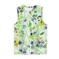 thumbnail image 4 of QUNYINEY Muscle Tank Tops Women Floral Sleeveless Casual Crewneck Shirts Summer Loose Tank Tops, 4 of 4