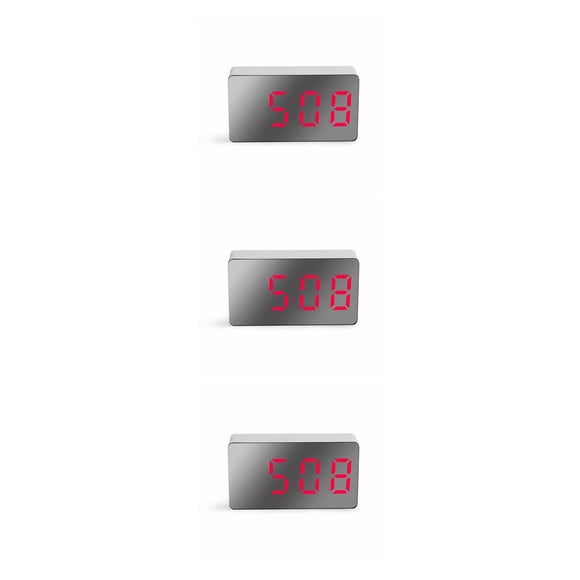 Advancent Reloj digital LED Pantalla de escritorio Alarma portátil Relojes electrónicos Rojo Type1 NO1