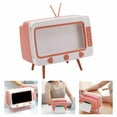 thumbnail image 3 of Servilletero de pañuelos Baoblaze con forma de TV rosa con Soporte para teléfono móvil, 3 of 8