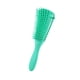 thumbnail image 1 of Cepillo desenredante de 8 filas, ergonómico, extraíble, universal, portátil, cepillo de masaje para desenredar el cabello, cepillo para mujeres, color verde, 1 of 1